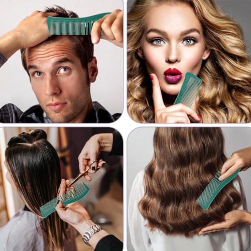 Mozeat Lens 2-Pack 7-Inch Double Tooth Hair Comb for Styling and Grooming