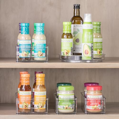 iDesign Stackable Plastic Pantry Bin with Handles - 10" x 4"