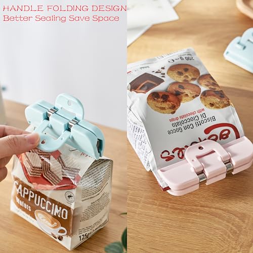 Heavy Duty Airtight Bag Clips - 6-Pack for Food Storage & Organization
