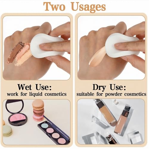 Ymapinc Round Makeup Sponges 12-Piece Set for Foundation and Powder