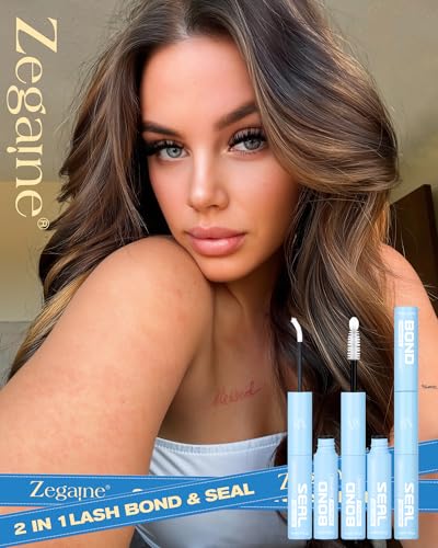 Zegaine 2-in-1 Lash Bond and Seal White Clear Eyelash Cluster Glue
