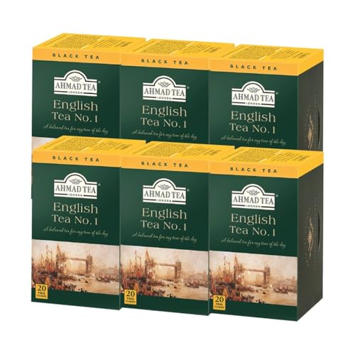 Ahmad Tea English Tea No. 1, Premium Black Tea Blend, 120 Count Teabags
