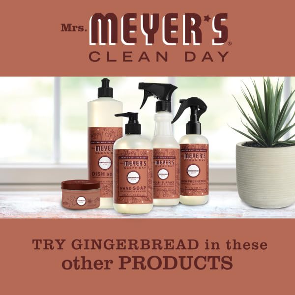Mrs. Meyer's Multi-Surface Cleaner, Gingerbread Scent, 16 Fl Oz (Pack of 6)