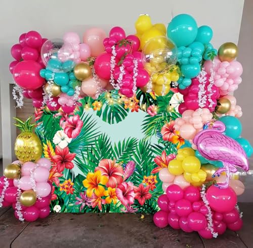Tropical Palm Leaves Backdrop for Summer Parties - 7x5FT Vinyl