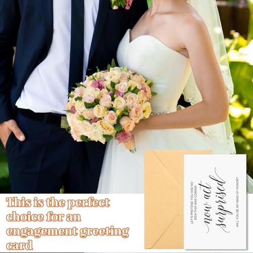 Funny Maid of Honor Proposal Card with Brown Envelope