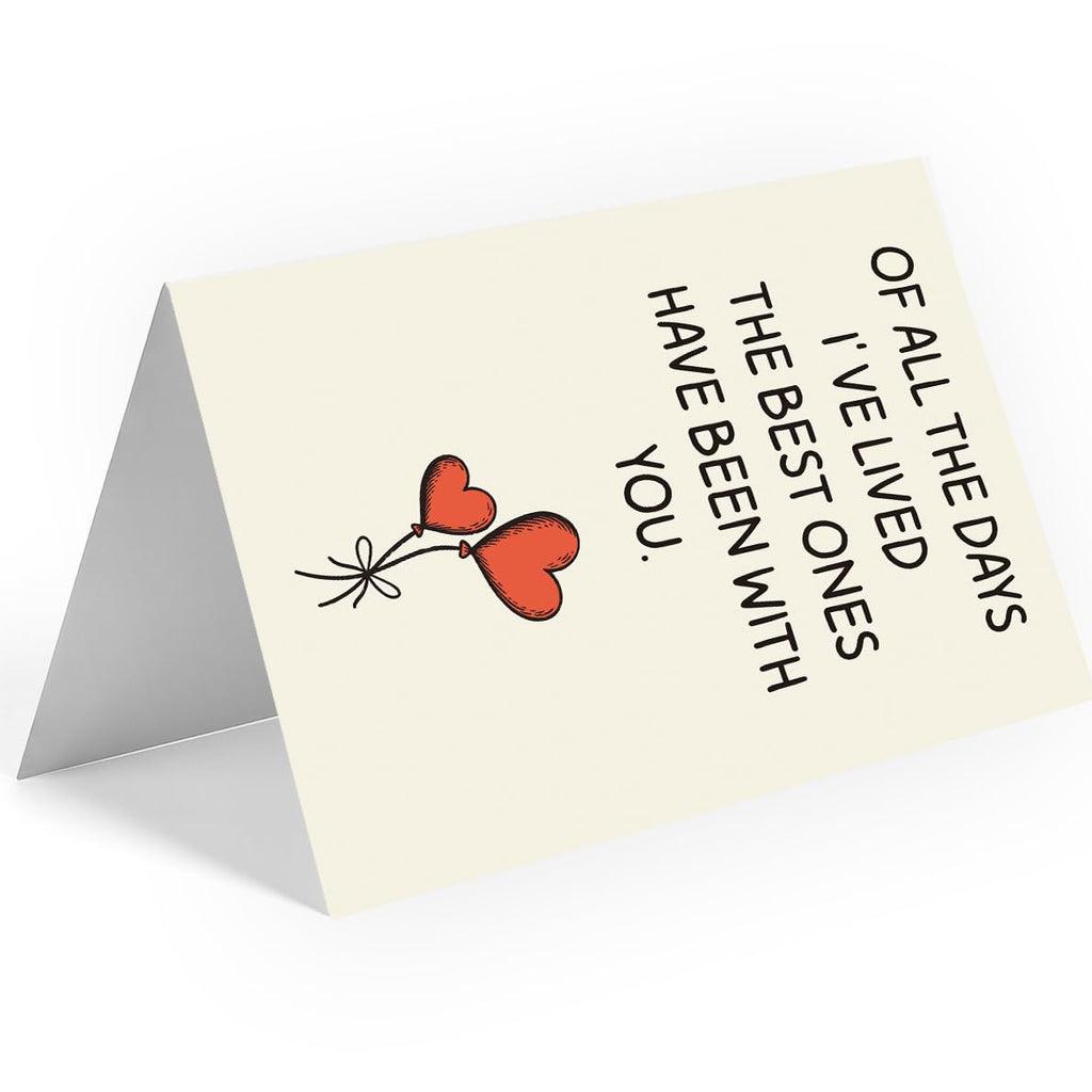 WowBefun Happy Anniversary Card & Gifts for Men, Women, Husband, Boyfriend, Wife, Girlfriend, Him, Her, Valentine Day Gifts, Card, To Husband, Wife