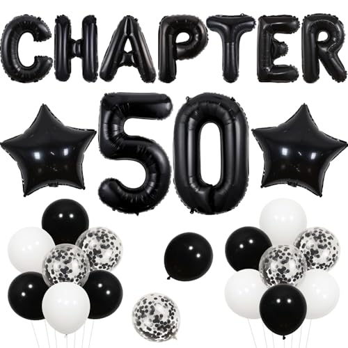 Chapter 50 Balloon Kit - 50th Birthday Decoration Set