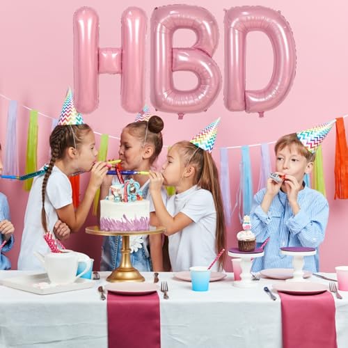 40 Inch Pink Foil Letter P Balloon for Party Decorations