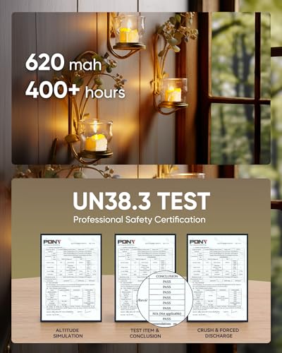 Ivory 12-Pack Remote Flameless LED Tea Light Candles - 400+ Hours