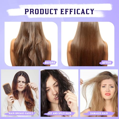 Teqnizo Hair Growth Oil Blend and Deep Conditioning Hair Mask for Dry Damaged Hair