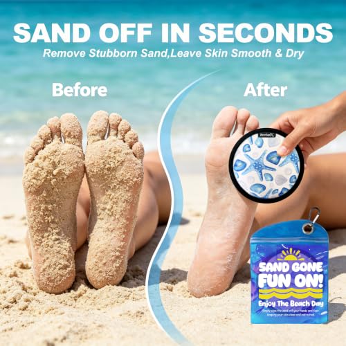 Terra Sage X Starfish Sand Remover Mitt for Beach Towels & Skin, Quick Clean