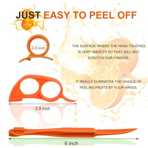Citrus Peeler Tool - Easy Orange Lemon Peeler Kitchen Accessory