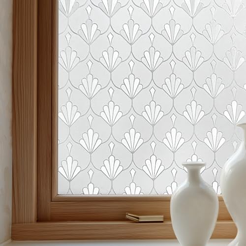 OHTMERU Decorative Window Privacy Film | Non-Adhesive, Anti-Glare