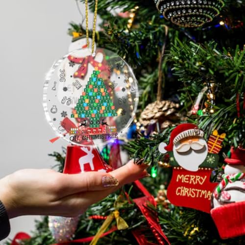 Oh Chemistree Acrylic Christmas Ornament - Funny Chemistry Teacher Gift