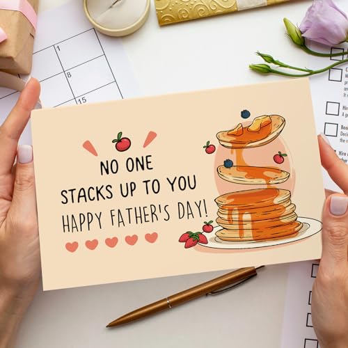 Funny Pancake Father's Day Card - No One Stacks Up to You