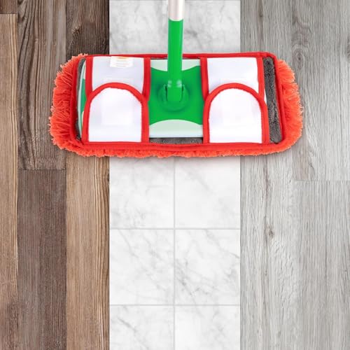 Old Home Kitchen Reversible Microfiber Mop Pads - 2 Pack, Washable
