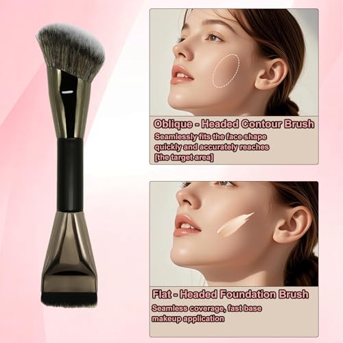 HINGTAI 4-Piece Nose Contour Brush Set - Synthetic Makeup Brushes