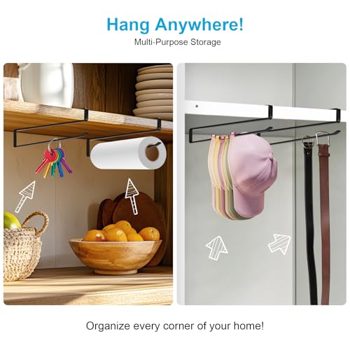 Tumbler Lid Organizer for Kitchen Cabinets - Holds 24 Lids, Black