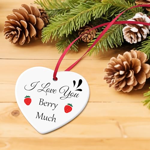 Funny Strawberry Hanging Ornament for Women - Unique Gift