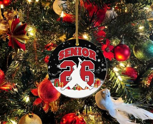 Class of 2026 Ceramic Christmas Ornament - Graduation Gift