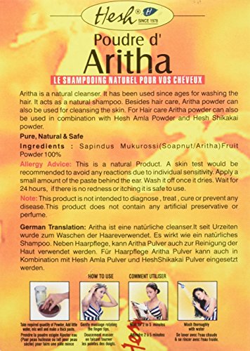 Hesh Aritha Herbal Ayurveda Powder Natural Hair Shampoo 100g
