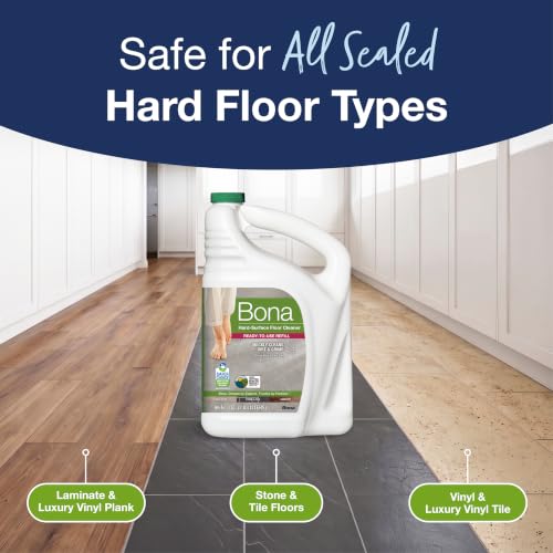 Bona Multi-Surface Floor Cleaner Refill, Unscented - 128 oz