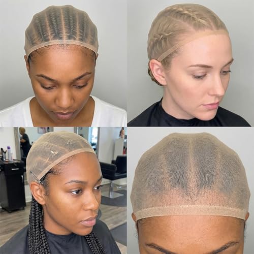 HD Wig Caps for Women - Ultra-Thin Stretchy Nylon Breathable Skull Cap
