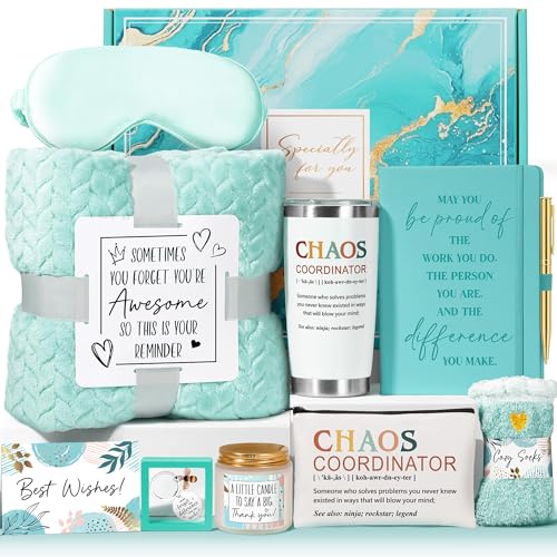 Thank You Gifts for Women - Mint Green Chaos Coordinator Gift Set for Colleagues