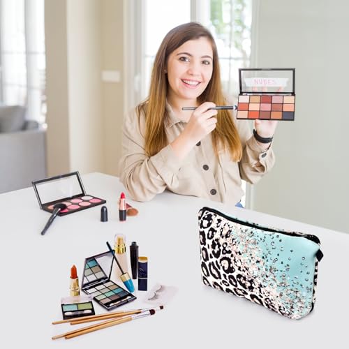 Small Makeup Bag Mini Cosmetic Pouch Cute Travel Toiletry Organizer