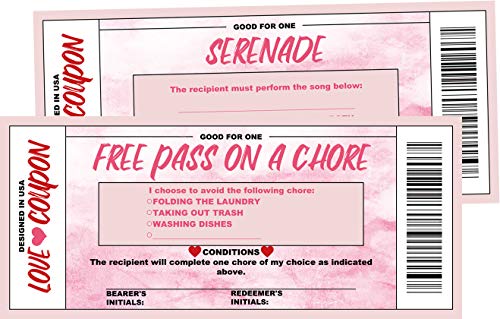 18 Unique Watercolor Love Voucher Cards for Couples
