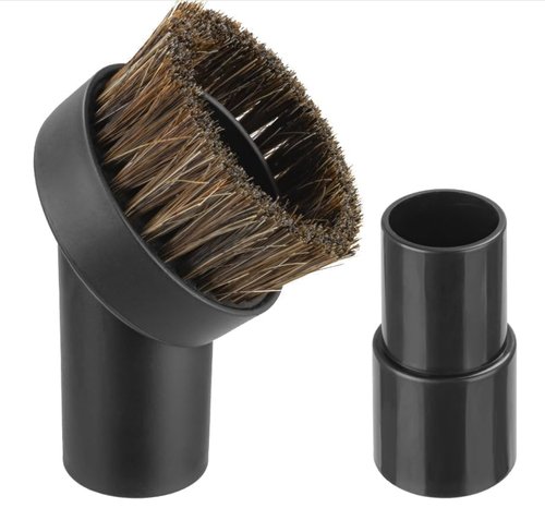 2PACK Round Dust Brush For Shark Vacuum Attachment Replacement with Hose Adapter, For Most Vacuum Cleaners Accessories