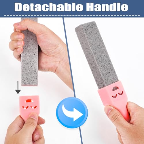 Navona 8-Pack Pumice Stone Cleaning Sticks with Handles