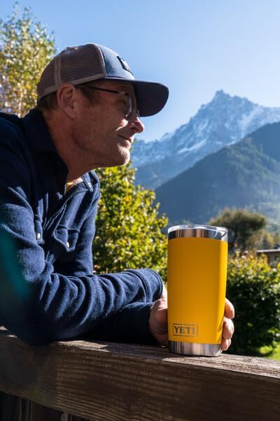 YETI Rambler 20 oz Stainless Steel Tumbler - Vacuum Insulated with MagSlider Lid for Ultimate Temperature Control