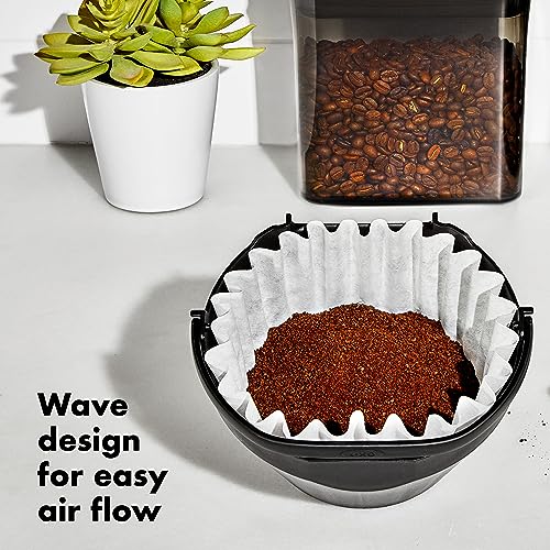 OXO Brew Commercial Basket Style Large Coffee Filters, 5-12 Cup