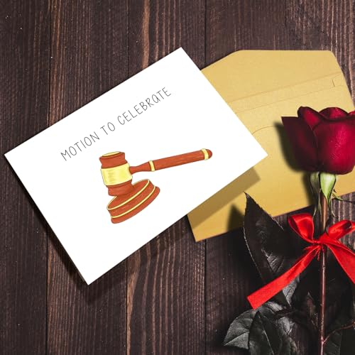 Nchigedy Funny Law School Graduation Card - Variation #5, Gavel Congrats for Passing the Bar