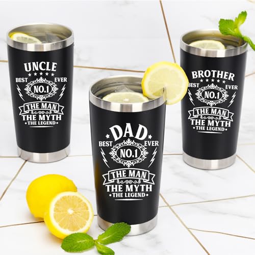 Uncle Gifts Tumbler - Christmas Gift for Uncles from Niece & Nephew - Best Uncle Ever Mug - Dad & Men Coffee Cup - Variation of Uncle Gifts Tumbler