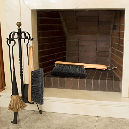 Patelai Wooden Bench Brushes - 2 Pack Natural Fiber Cleaning Tools
