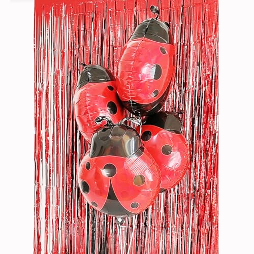 Ladybug Foil Balloons (24x19in) - 2pcs for Parties & Events