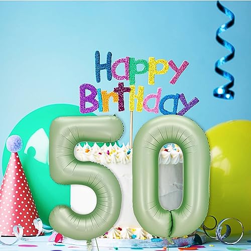 40 Inch Olive Green Number 23 Balloon for Birthday & Party Decor