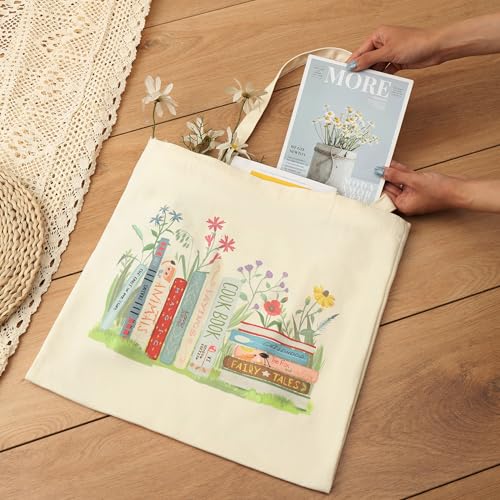 Reusable Canvas Tote Bag for Women - Stylish Grocery & Work Bag