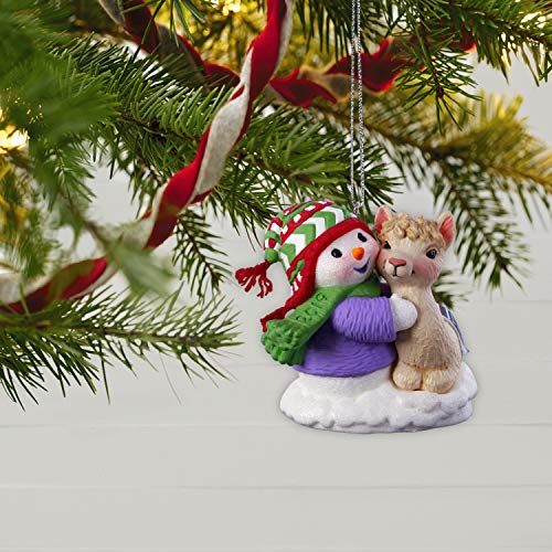 Snow Buddies Christmas Ornament 2019 Snowman & Llama Holiday Decor