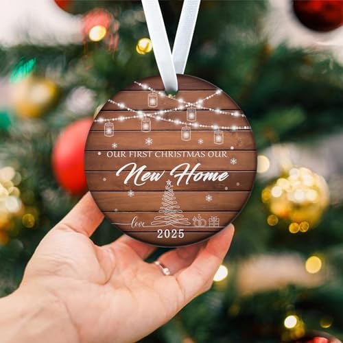 First Christmas in Our New Home 2025 Ceramic Ornament