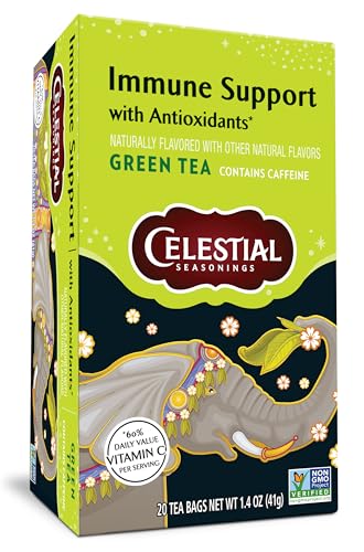 Celestial Seasonings Immune Support Green Tea - 20 Bags