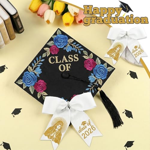 Our Lady of Guadalupe Graduation Cap Bow Decoration 2026