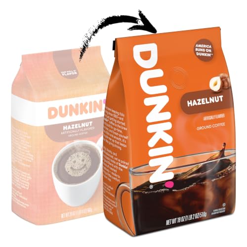 Dunkin' Hazelnut Flavored Medium Roast Ground Coffee - 6 Pack