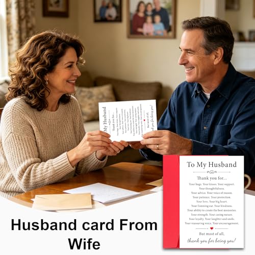 Thoughtful Anniversary Card for Husband - I Love You Gifts