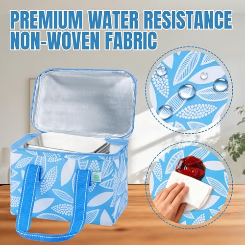 VENO Insulated Lunch Bag - 2 Pack Spring Breeze, Reusable Cooler