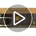 Gadjit Foldaway Banana Hook - Under Cabinet Hanger, White