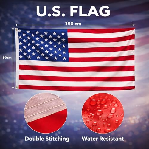 American 250th Anniversary Party Kit with Flag and Leis