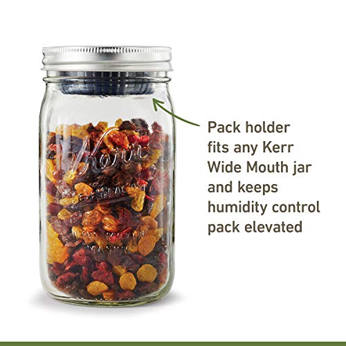 Kerr 32oz Wide Mouth Mason Jar with Humidity Control - 6 Pack